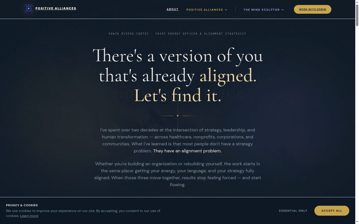 A website that evolves with the business